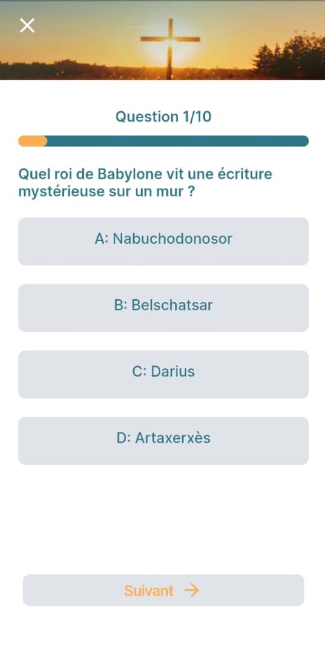 Quiz biblique dans GoSermon